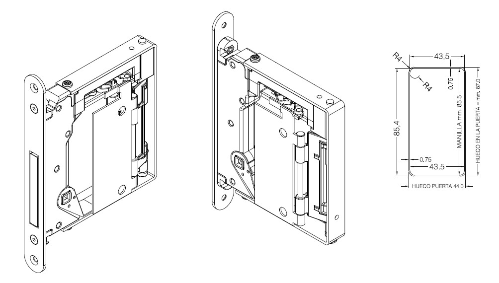 Inther cerradura magnetica ficha tecnica PDF