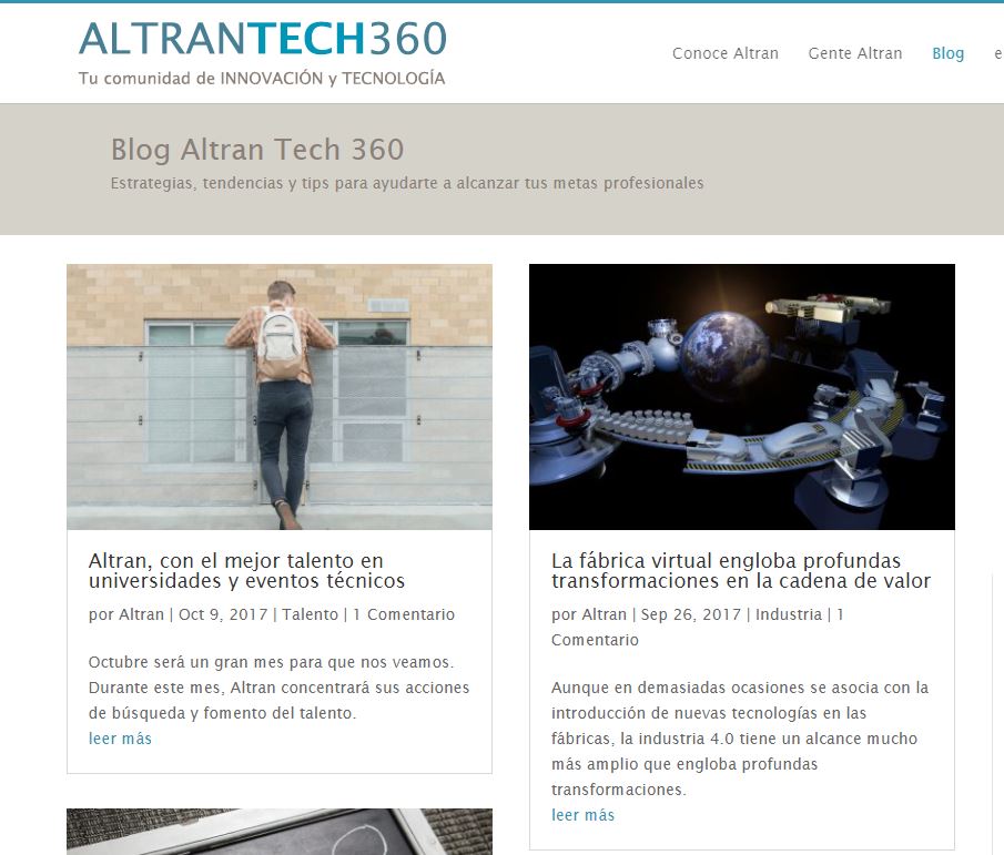 Blog empresa altratech360